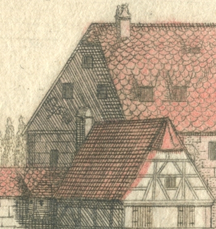 Ansicht von Westen (Volkamer Stich)